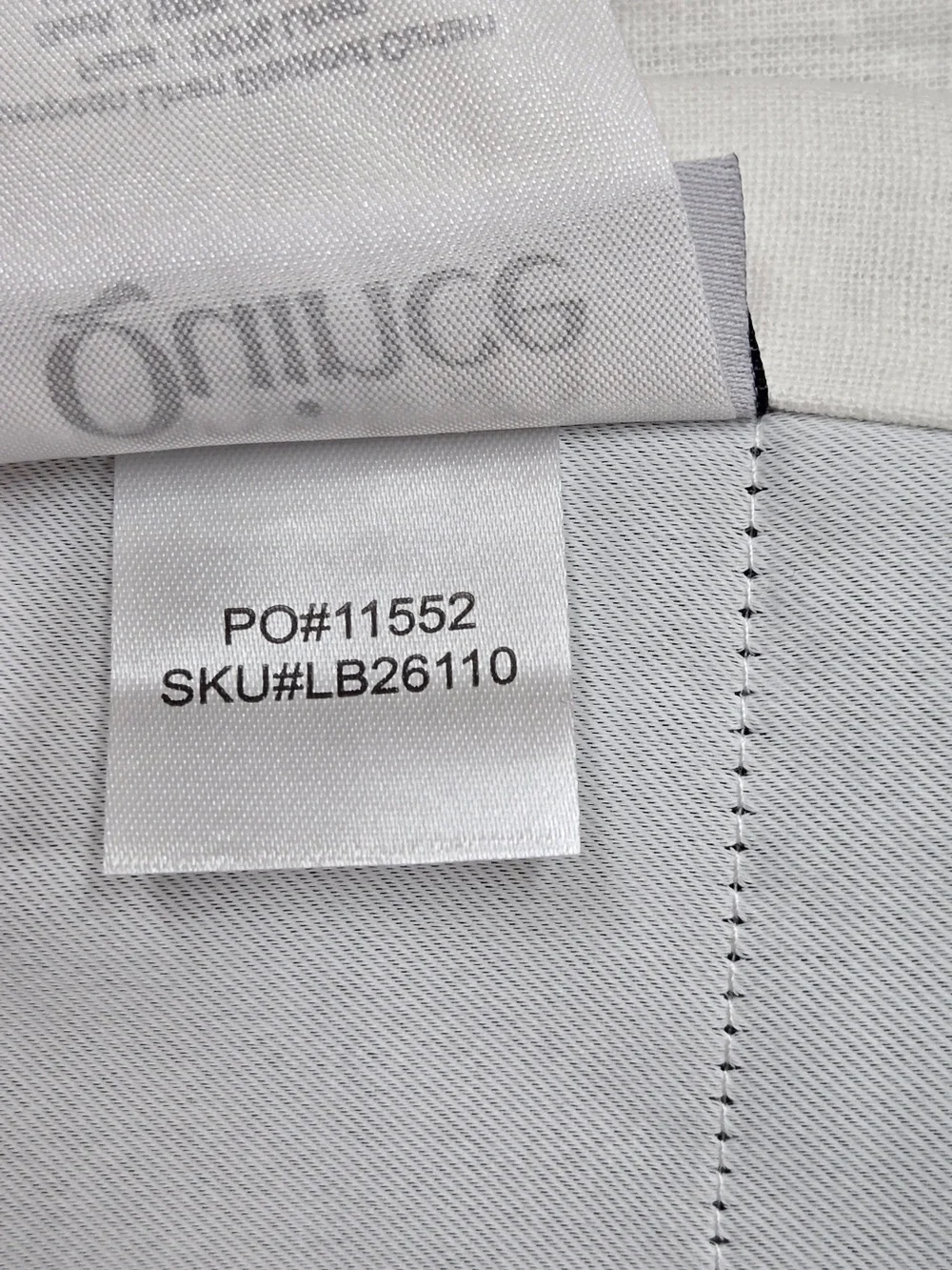 NWT QUINCE Set Of 2 48x96 European Linen True Blackout Curtains White 9625